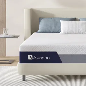 Avenco Queen Size Mattress, 12 Inch Gel Memory Foam Mattress Queen for Fresh Sleep & Pressure Relief, Medium Firm Mattress with Motion Isolation, Mattress in a Box