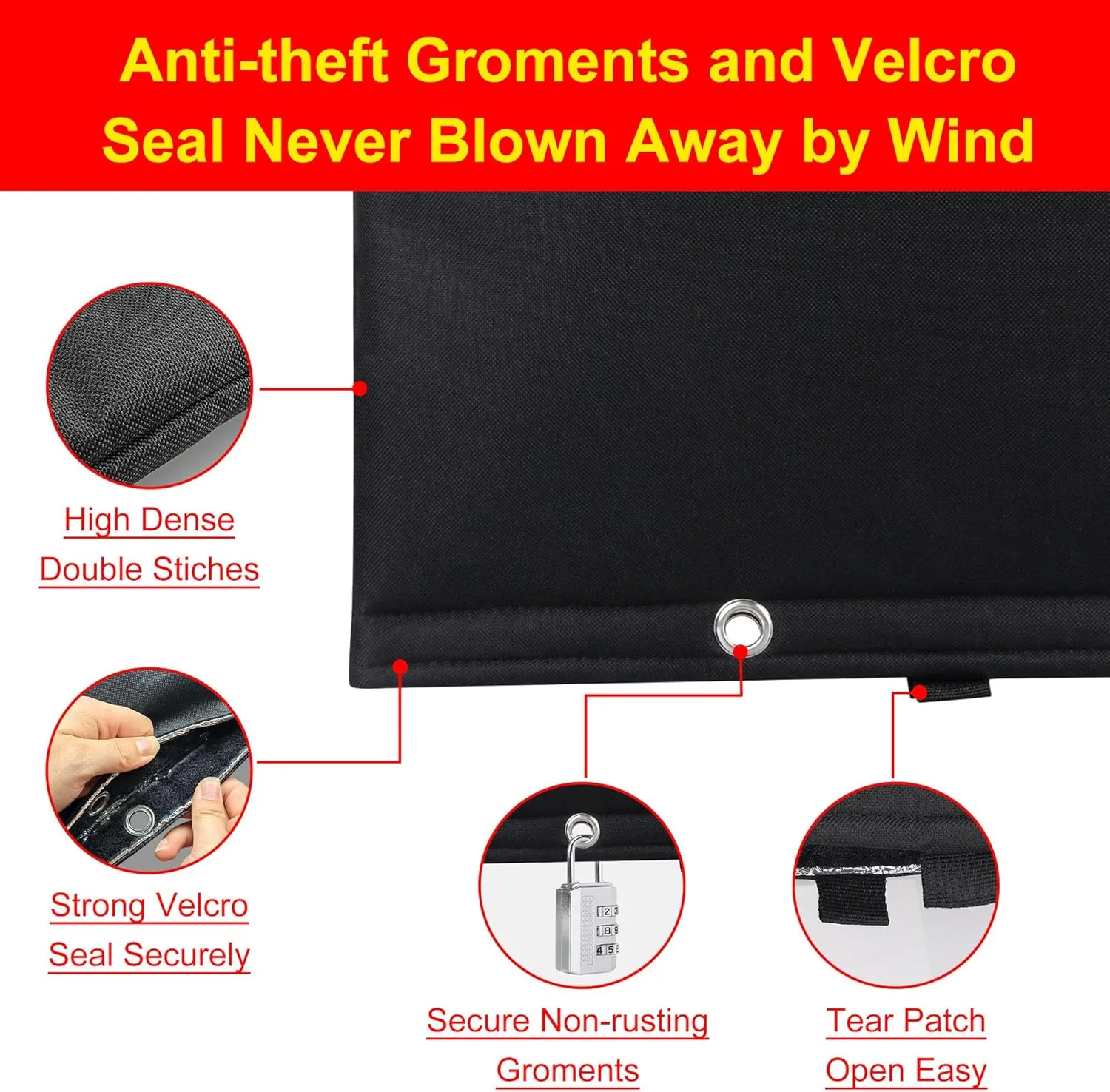 Backflow Preventer Insulation Weatherproof Covers, Pressure Vacuum Breaker Valve Insulated Covers Winter Freeze Protection, Outside Irrigation Sprinkler System Pipe Bag Pouch, 30''W x 24''H