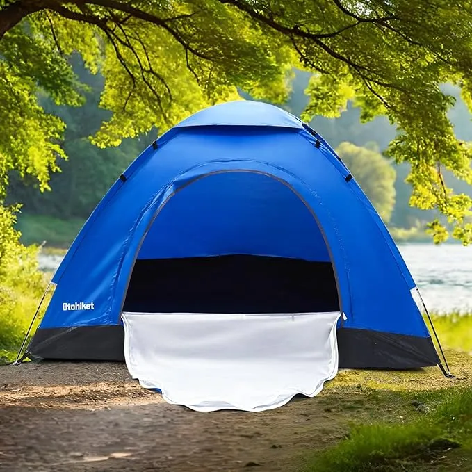 Backpacking Camping Tent Lightweight Portable Waterproof with Carrying Bag for Outdoor Summer Beach