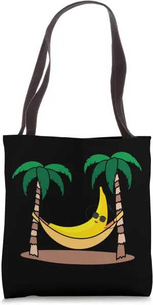 Banana Tropical Beach Hammock Hawaiian Zero Tasking Day Tote Bag