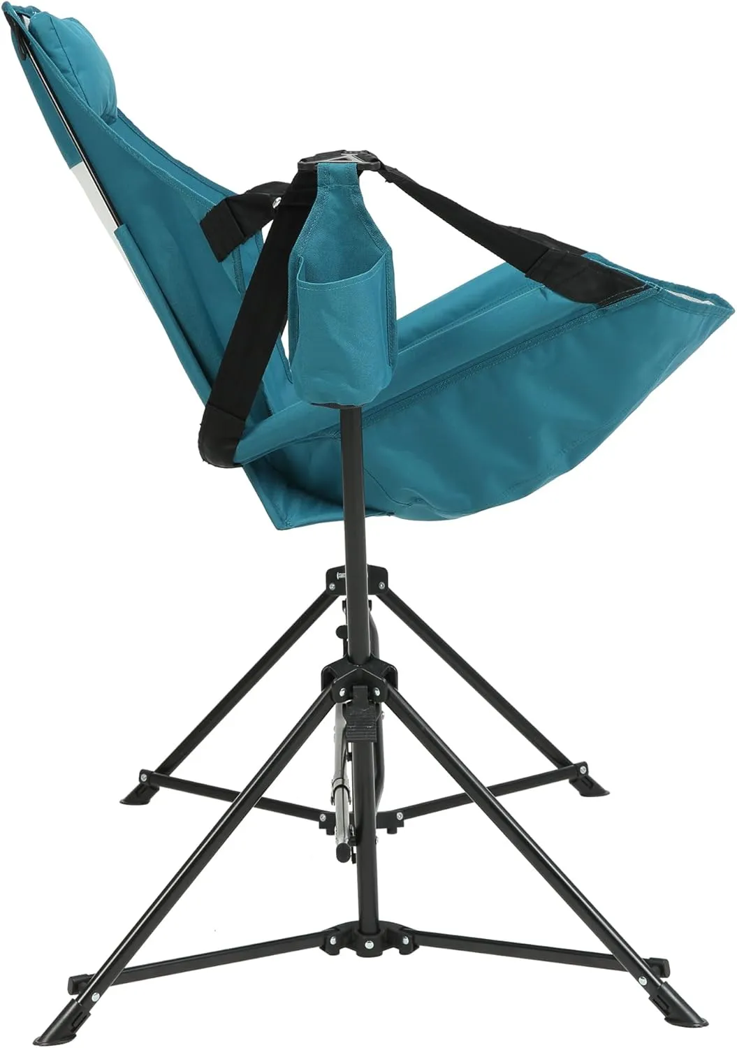 Beach-Hammock Rocking-Camping Chair-Folding Outdoor - Swinging Chair Portable with Pillow Cup Holder Poolside Patio for Garden Lawn Backyard Fishing Picnics (Blue)