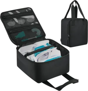 Beautyflier Nose Cleaner Storage Bag, Travel Safety Case for Navage Nasal Irrigation System, Countertop Caddy Portable Neti Pot Carrying Bag, Protective Nose Cleaner Bag with Handle Strap(Bag Only)