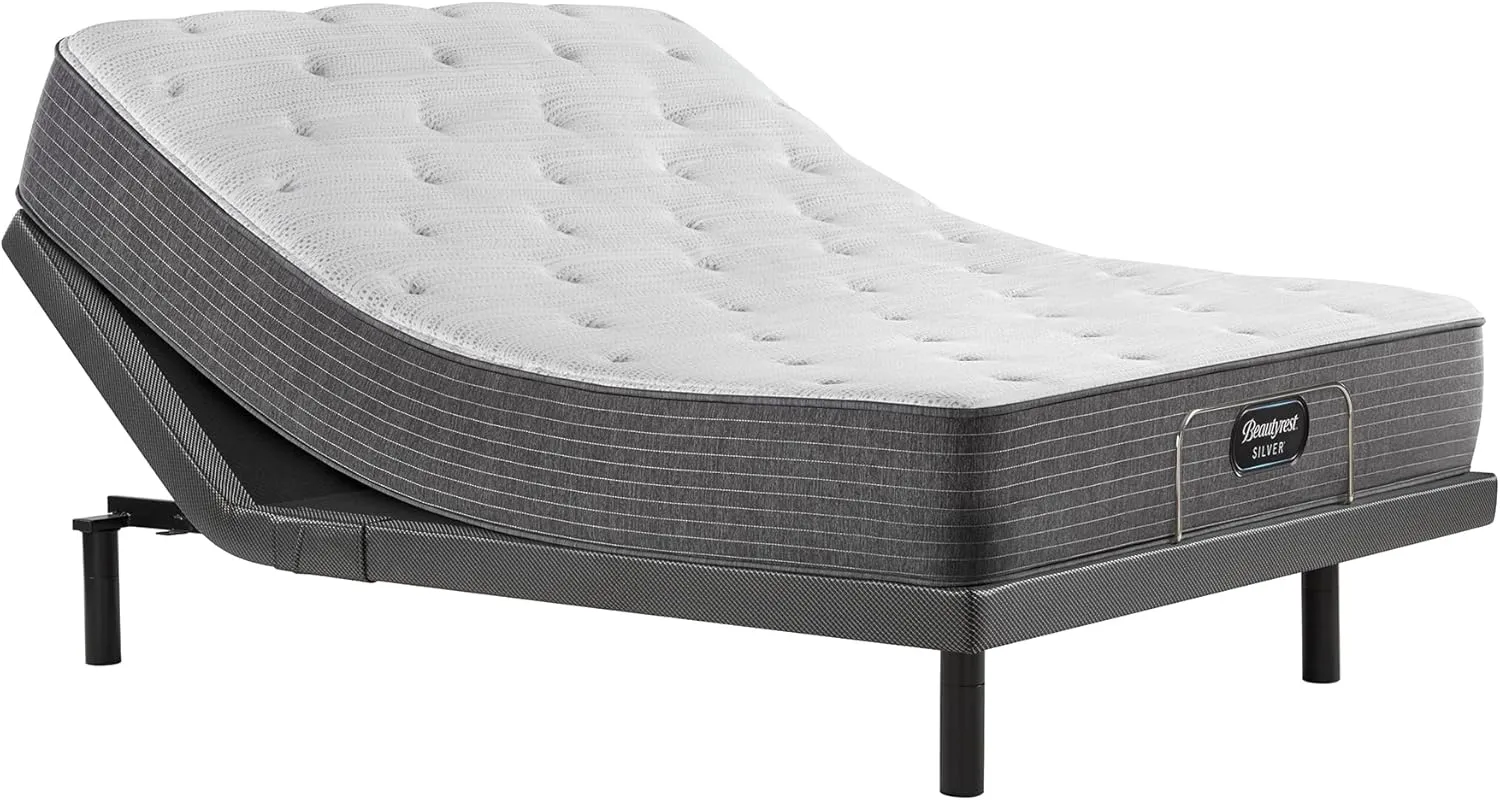 Beautyrest Silver BRS900 12.25” Medium Twin XL Mattress, Cooling Technology, Supportive, CertiPUR-US, 100-Night Sleep Trial, 10-Year Limited Warranty White
