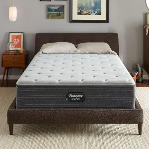 Beautyrest Silver BRS900 12.25” Medium Twin XL Mattress, Cooling Technology, Supportive, CertiPUR-US, 100-Night Sleep Trial, 10-Year Limited Warranty White
