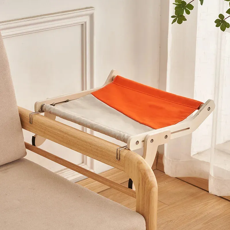 Bedside Hanging Cat Bed | Portable Removable Window Hammock for Cats & Pets