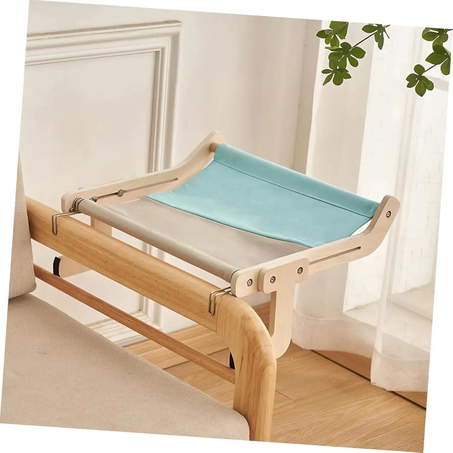 Bedside Hanging Cat Bed | Portable Removable Window Hammock for Cats & Pets