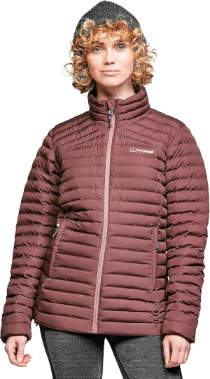 Berghaus Women's Standard Puffer Insulated Jacket Water Repellent Nula, Non-Hooded Sassafras