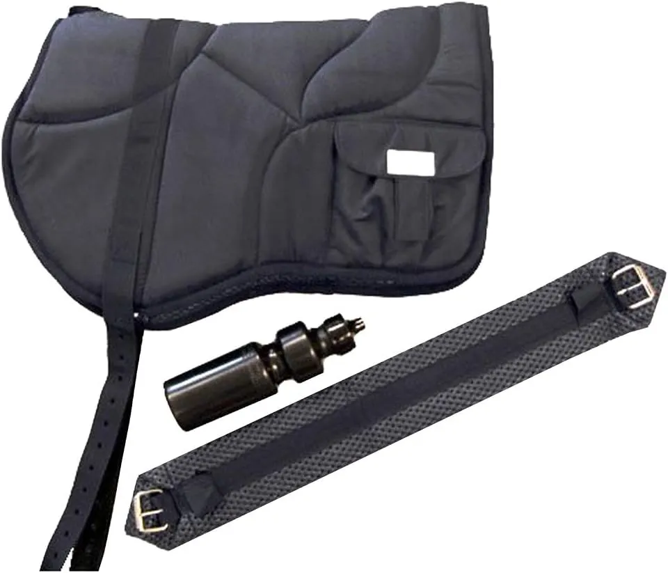 Best Friend Western Bareback Saddle Pad Horse Saddle Pad for Equestrians, Bareback Pad for Horses, Contoured Poly-Cotton Blend, Breathable, Non-Slip Girth