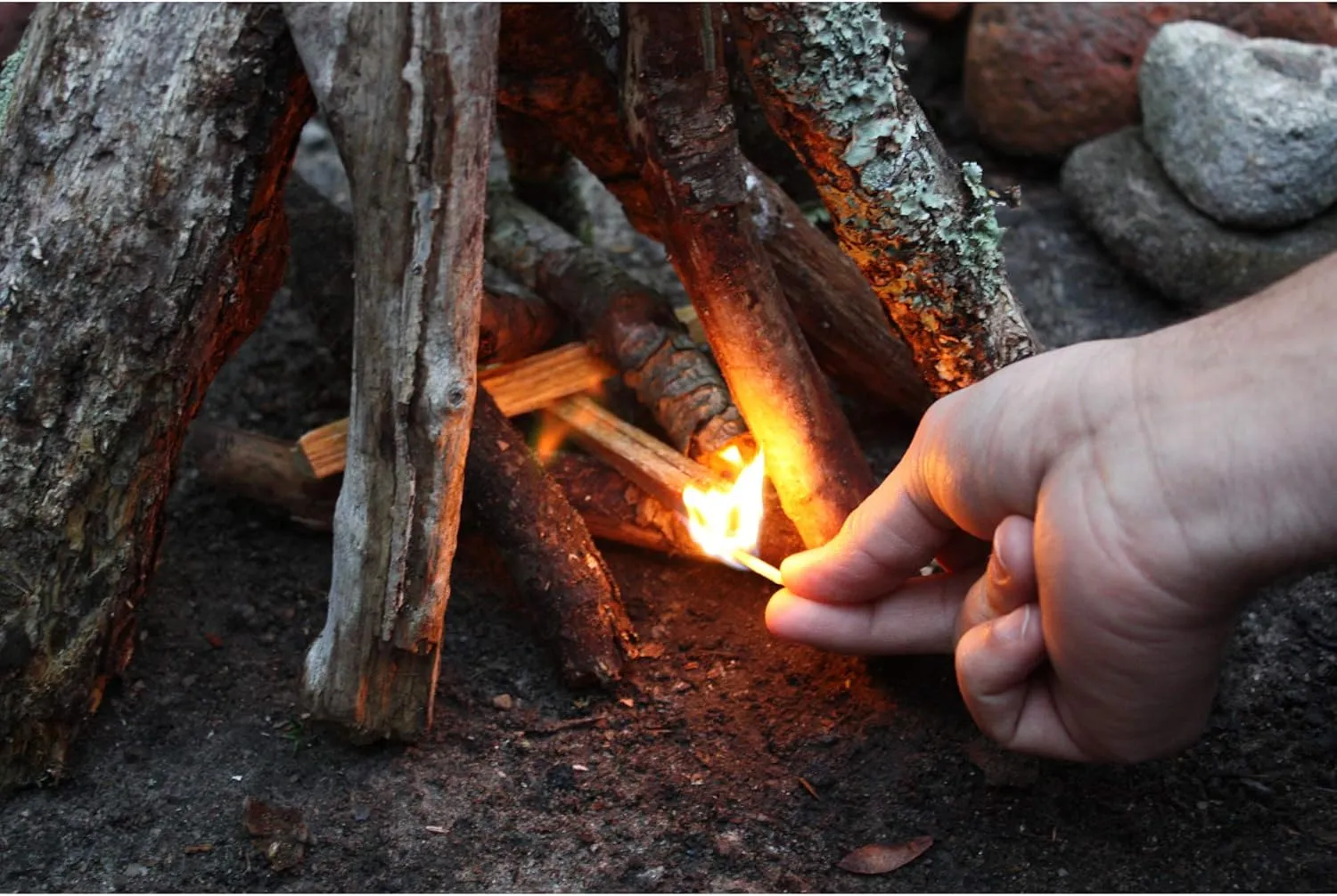 Betterwood 10lb Fatwood Natural Pine Firestarter (2 Pack) for Campfire, BBQ, or Pellet Stove; Non-Toxic and Water Resistant
