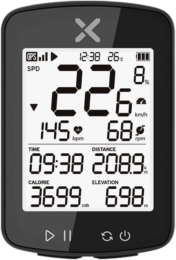 Bike Computer Wiless GPS Cycle Speedometer Roadbike MTB ANT Waterproof Smart