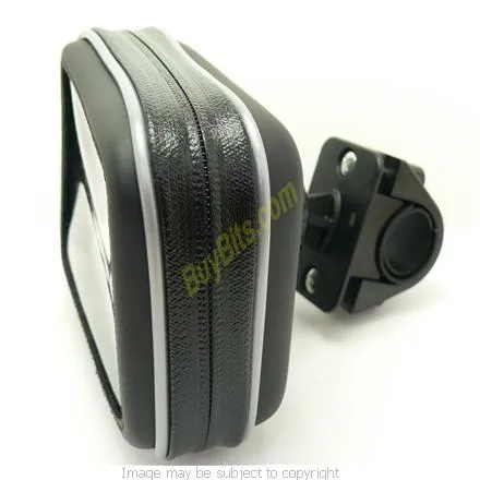 Bike Mount & Waterproof Protective Case for Motorcycle, Motorbike or Bicycle Handlebars fits Binatone C430 (SKU 9628)
