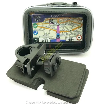 Bike Mount & Waterproof Protective Case for Motorcycle, Motorbike or Bicycle Handlebars fits Garmin Nuvi 2360LT (SKU 11096)