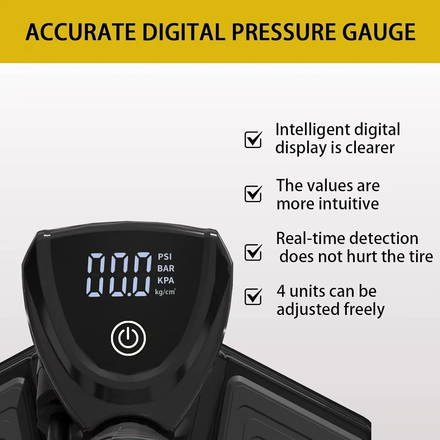 Bike Pump with Gauge,High Pressure,Floor Bicycle Pump Compatible with Presta and Schrader Valve,Bike Tire Pump for Road Bike,MTB,Hybrid,Balls…