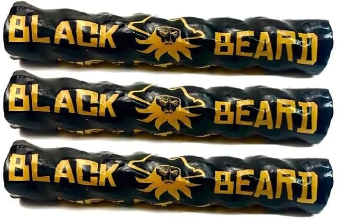 Black Beard Fire Starter Rope (3 Pack) | 100% Weatherproof Fire Starter for Campfires | Can Light 50  Fires with Over 4.5 Hour Burn Time | Infinite Shelf Life for Emergency Survival Kits | Made in USA