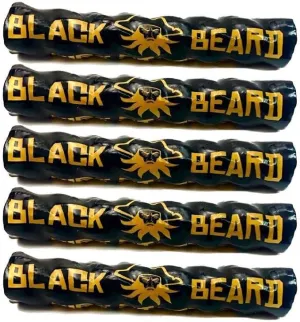 Black Beard Fire Starter Rope (5 Pack) | 100% Weatherproof Fire Starter for Campfires | Can Light 50  Fires with Over 4.5 Hour Burn Time | Infinite Shelf Life for Emergency Survival Kits | Made in USA
