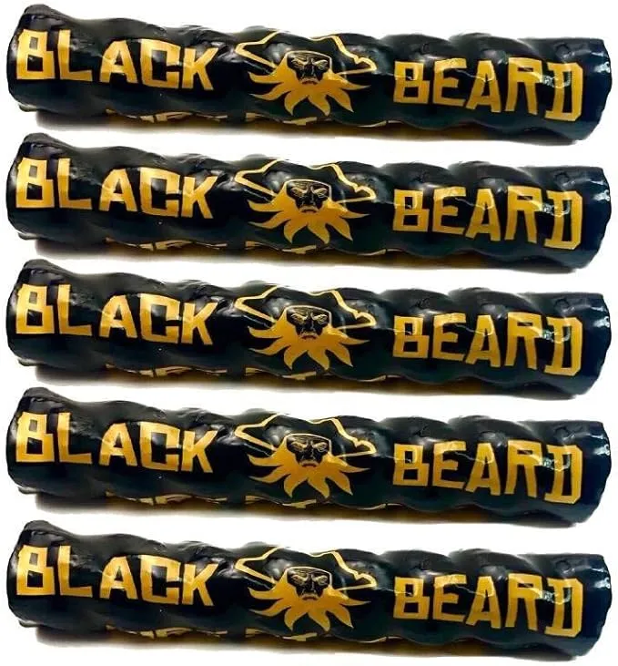 Black Beard Fire Starter Rope (5 Pack) | 100% Weatherproof Fire Starter for Campfires | Can Light 50  Fires with Over 4.5 Hour Burn Time | Infinite Shelf Life for Emergency Survival Kits | Made in USA