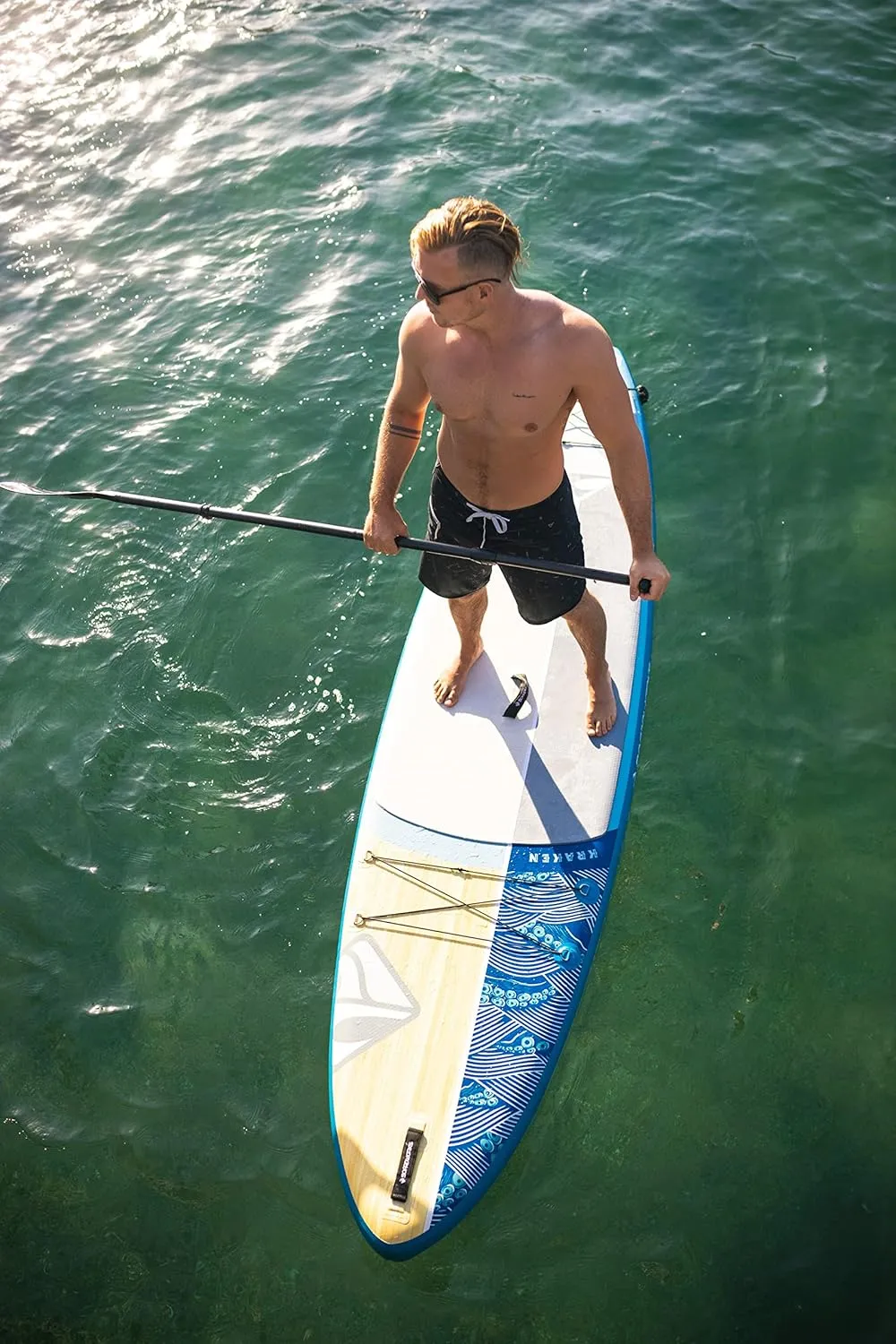 Boardworks SHUBU SUP - All Water Inflatable Stand-Up Paddle Board - SUP Includes Complete Kit with Paddle, Backpack Carry Bag, Leash, Dry Bag and Pump