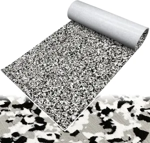 Boat Flooring EVA Foam Boat Decking Sheet Self Adhesive Marine Flooring Brushed Camo Marine Carpet for Boats Yacht Kayak Decking Cushioning Cooler Seating Helm Pad Swimming RV Golf Cart Non Slip Pad