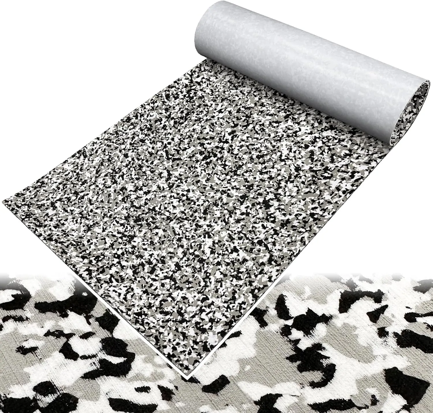 Boat Flooring EVA Foam Boat Decking Sheet Self Adhesive Marine Flooring Brushed Camo Marine Carpet for Boats Yacht Kayak Decking Cushioning Cooler Seating Helm Pad Swimming RV Golf Cart Non Slip Pad
