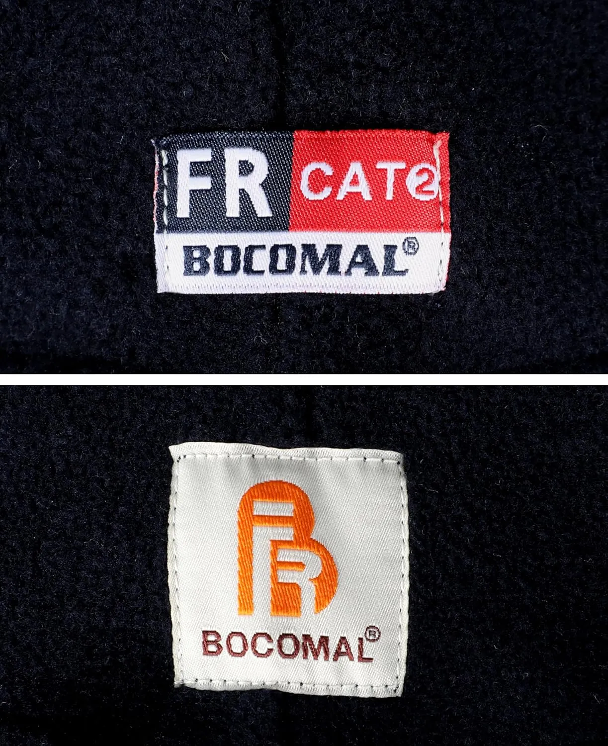 BOCOMAL FR Face Mask Fleece Balaclava Neck Hood Arc Rated Flame Resistant Winter Windproof Full Head Cover
