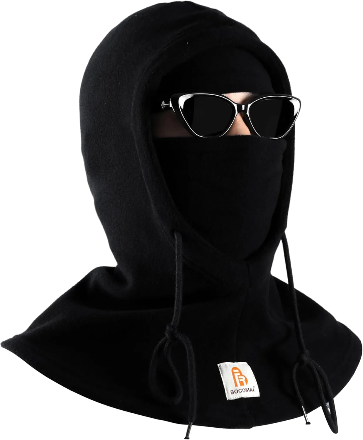 BOCOMAL FR Face Mask Fleece Balaclava Neck Hood Arc Rated Flame Resistant Winter Windproof Full Head Cover