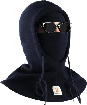 BOCOMAL FR Face Mask Fleece Balaclava Neck Hood Arc Rated Flame Resistant Winter Windproof Full Head Cover