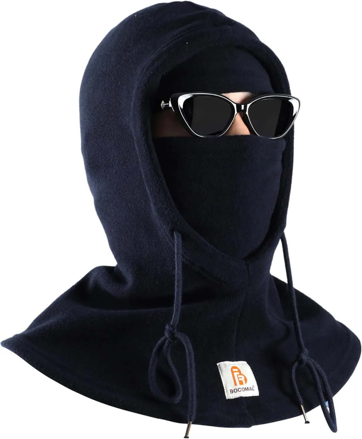 BOCOMAL FR Face Mask Fleece Balaclava Neck Hood Arc Rated Flame Resistant Winter Windproof Full Head Cover