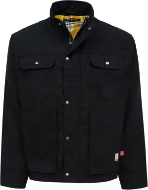 BOCOMAL FR Jackets Insulated Coat CAT4 Fire Resistant Duck Canvas Winter Outwear Light Water Repellent and Oil Resistant