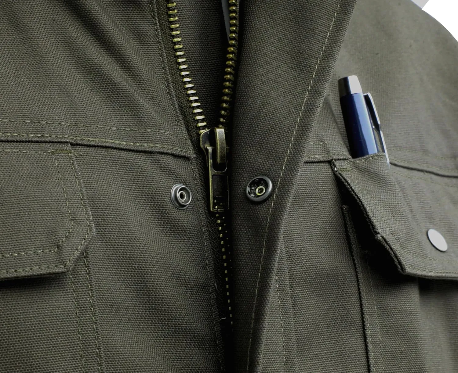 BOCOMAL FR Jackets Insulated Coat CAT4 Fire Resistant Duck Canvas Winter Outwear Light Water Repellent and Oil Resistant