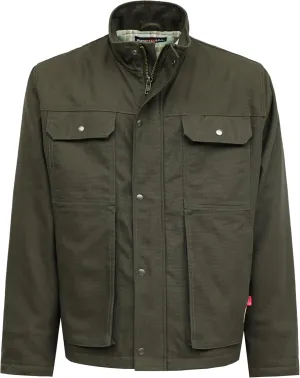BOCOMAL FR Jackets Insulated Coat CAT4 Fire Resistant Duck Canvas Winter Outwear Light Water Repellent and Oil Resistant