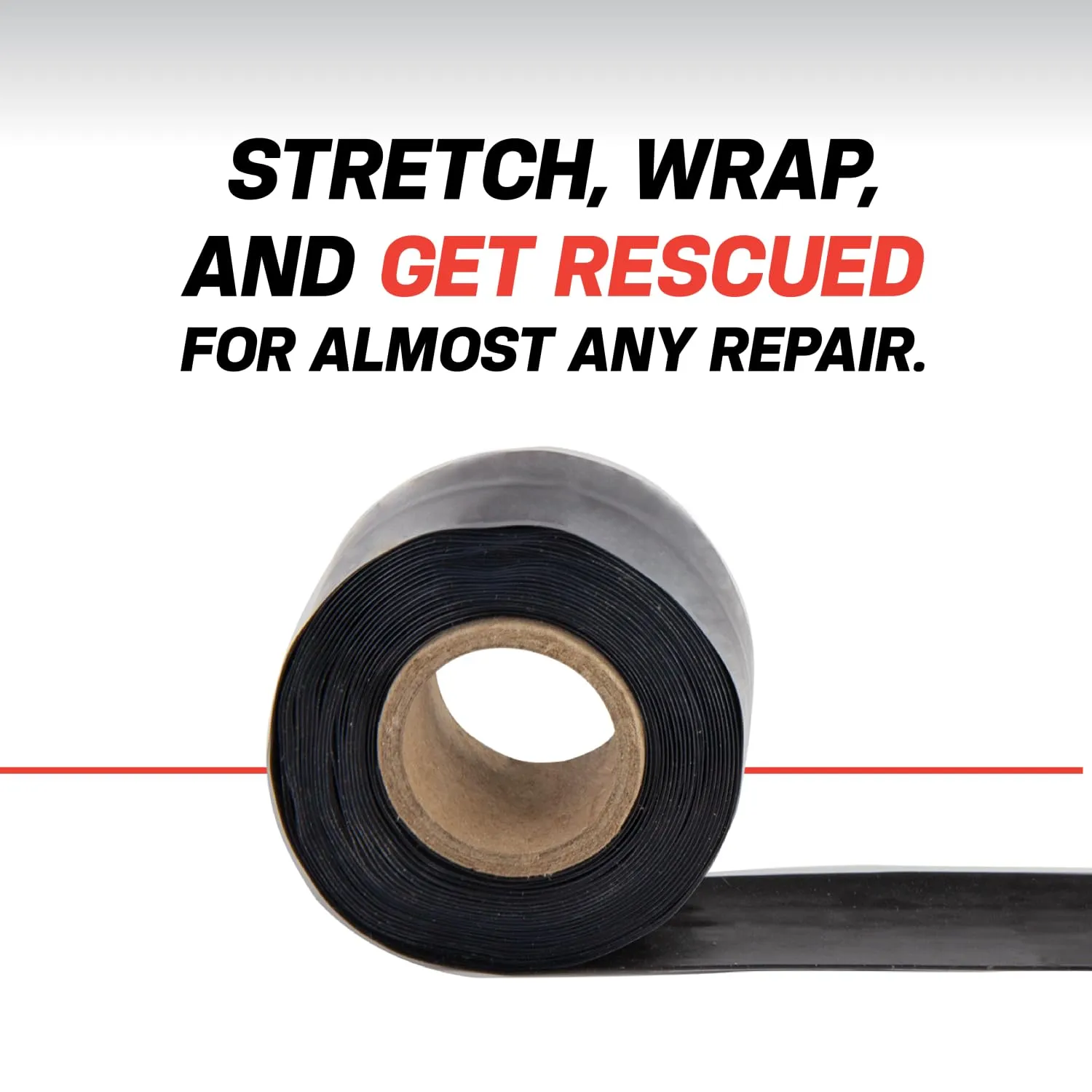 Bond It Rescue Tape, Self-Fusing Silicone for Emergency Plumbing, Pipe & Hose Repair, Electrical Insulation, Waterproof, 950PSI, Made in USA, 1" x 12', Green