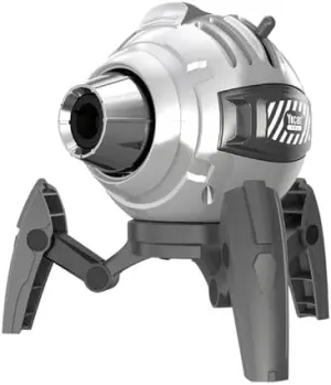 Bot Torch Lighter – Refillable Butane Jet Flame, Windproof Pocket Size Igniter with Adjustable Flame Control for Cigar, BBQ, Camping, Outdoor Use, Metal Body, Safety Lock, Silver