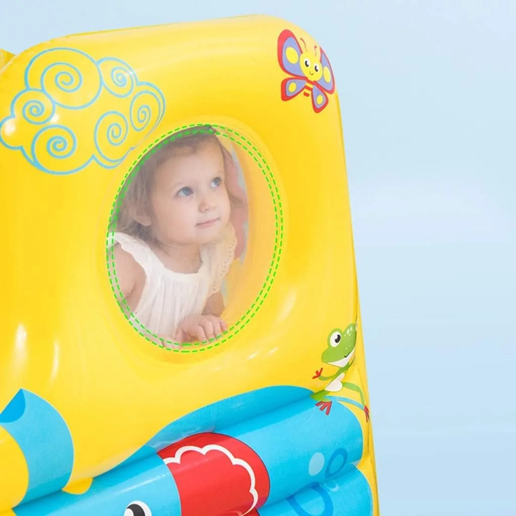 Bouncy Castles Sports Toys Inflatable Children's Lathe Children's Car Paddling Pool Indoor Children's Toy Game Fence (B) (D)