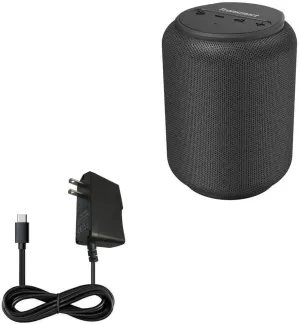 BoxWave Charger Compatible with Tronsmart T6 Mini Upgraded Portable Speaker - Wall Charger Direct (15W), Rapid Charge Your Device with Built-in 6ft Cable