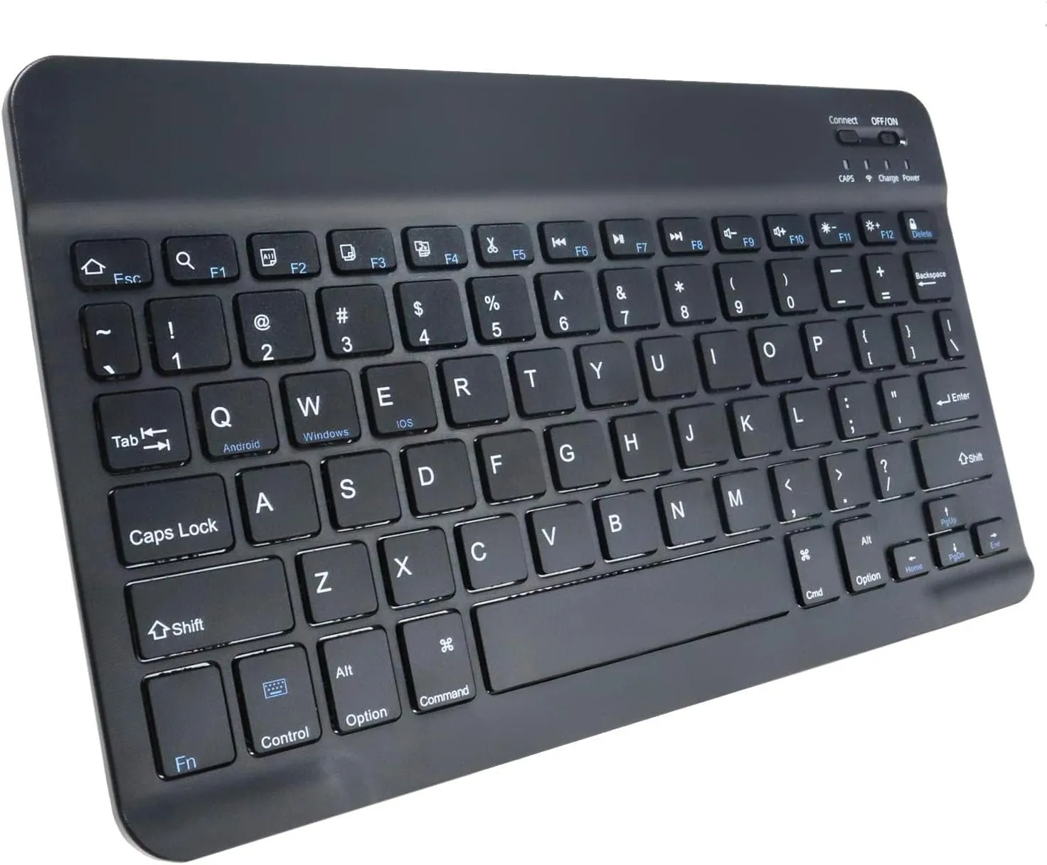 BoxWave Keyboard Compatible with Ooma 2670W IP Phone - SlimKeys Bluetooth Keyboard, Portable Thin with Chiclet-Style Keys - Jet Black