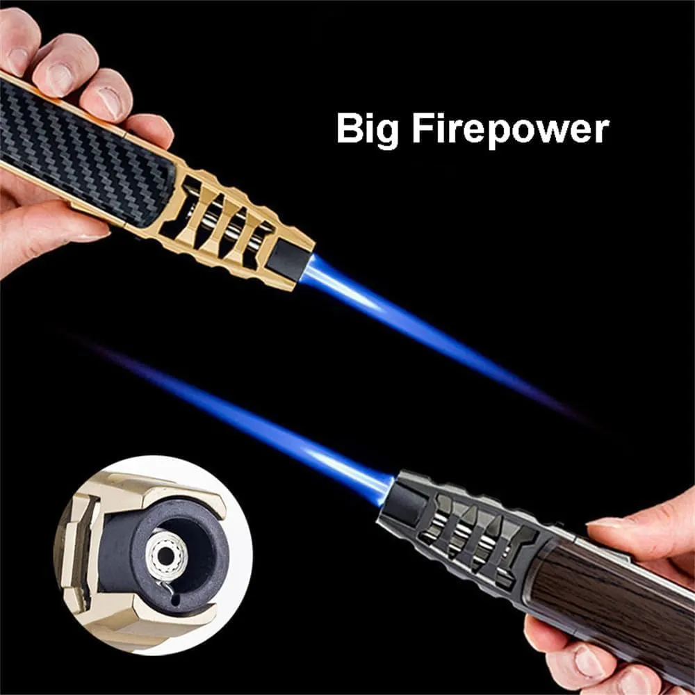 Bright Fire Lighter, Windproof Straight Torch Flame Lighter,Brite Fire Lighter,Wind Resistant Lighter Torch, Torch Lighters Butane Refillable,Torch Lighter Waterproof