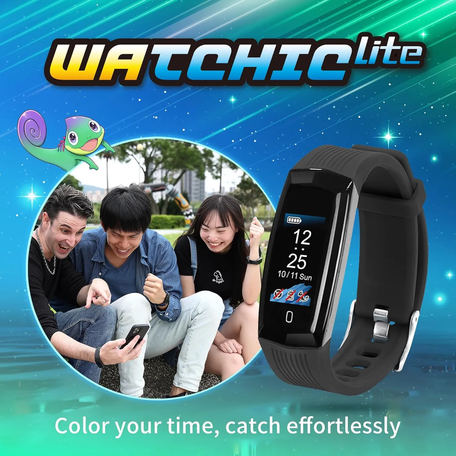 Brook Pocket Auto Catch Watchic Lite - Auto Catcher, IPX7 Waterproof, 0.96" Color Display, Pocket Monster Accessory