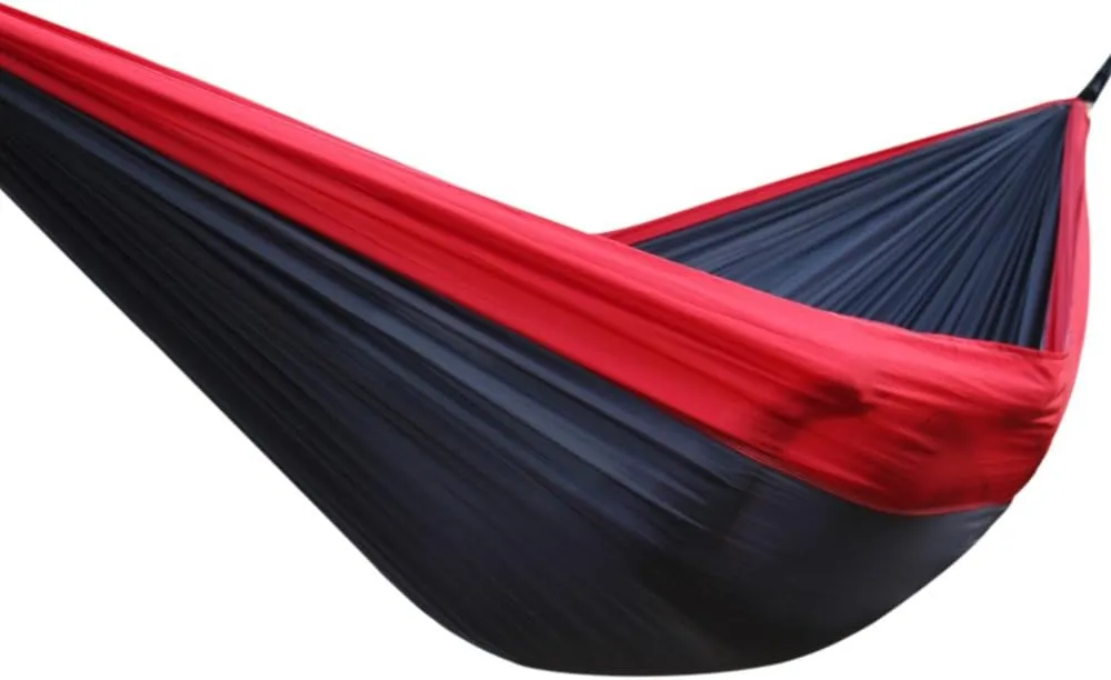 Budge HAMDHRGS Hammock, Red/Gray