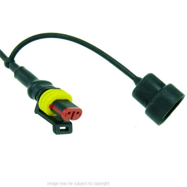 BuyBits High Power Straight Mini USB Motorcycle Hard Wire Charger for Garmin Nuvi - Streetpilot GPS Satnav (sku 21555)