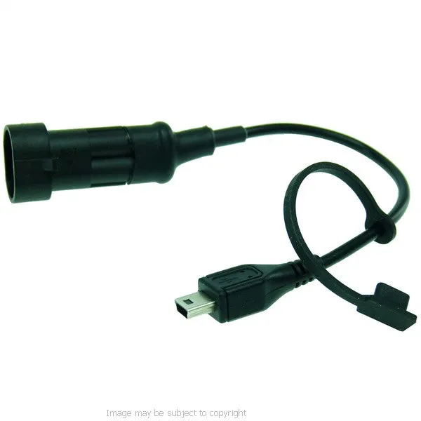 BuyBits High Power Straight Mini USB Motorcycle Hard Wire Charger for Garmin Nuvi - Streetpilot GPS Satnav (sku 21555)