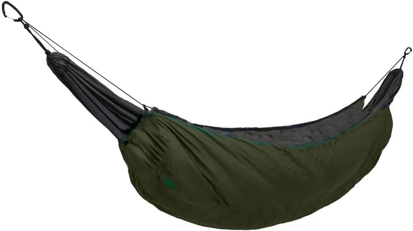 Camp Lightweight Full Length Hammock Underquilt Under Blanket Ultralight Camping Insulation Sleeping Bag 40 F to 68 F (5 C to 20 C) Strong (Army Green)