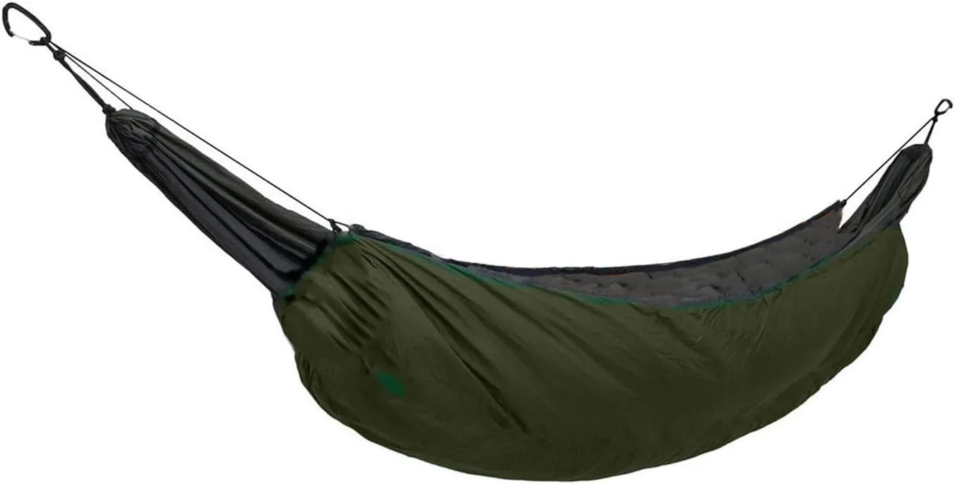 Camp Lightweight Full Length Hammock Underquilt Under Blanket Ultralight Camping Insulation Sleeping Bag 40 F to 68 F (5 C to 20 C) Strong (Army Green)