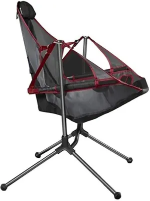 Camping Chairs Camping Rocking Chair Two-in-one Park Swing Beach Chair Family Hammock Folding Chair Outdoor Beach Chair Beach Chair, Red