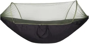 Camping Hammock with Mosquito Net - Lightweight 2-in-1 Reversible Parachute Hammock for Outdoor Travel, Backpacking, and Camping