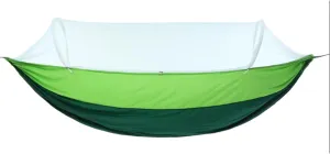 Camping Hammock with Net, Hammock Tent Strong Load Bearing Capacity, Portable Hammock Camping Breathable Mosquito Proof, for Outdoor Use(Green,260 * 140cm)