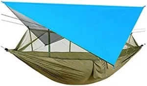 Camping Hammock with Net Lightweight, Hammocks for Outside, with Mosquito ?net Portable Breathable - for Indoor, Hiking, Travel, Backyard, Beach