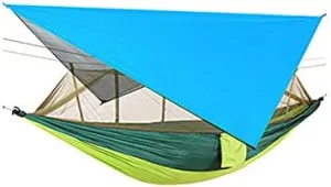 Camping Hammock with Net Lightweight, Hammocks for Outside, with Mosquito ?net Portable Breathable - for Indoor, Hiking, Travel, Backyard, Beach