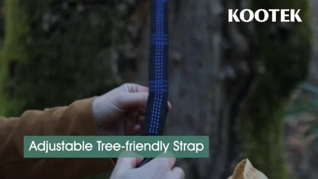 Camping Hammock,Lightweight Portable Double & Single Hammock w/ Straps