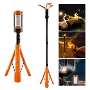 Camping Light with Bracket Rechargeable 90000mAh Camping Lantern Telescoping Waterproof Tent Light for Camping Hiking Fishing