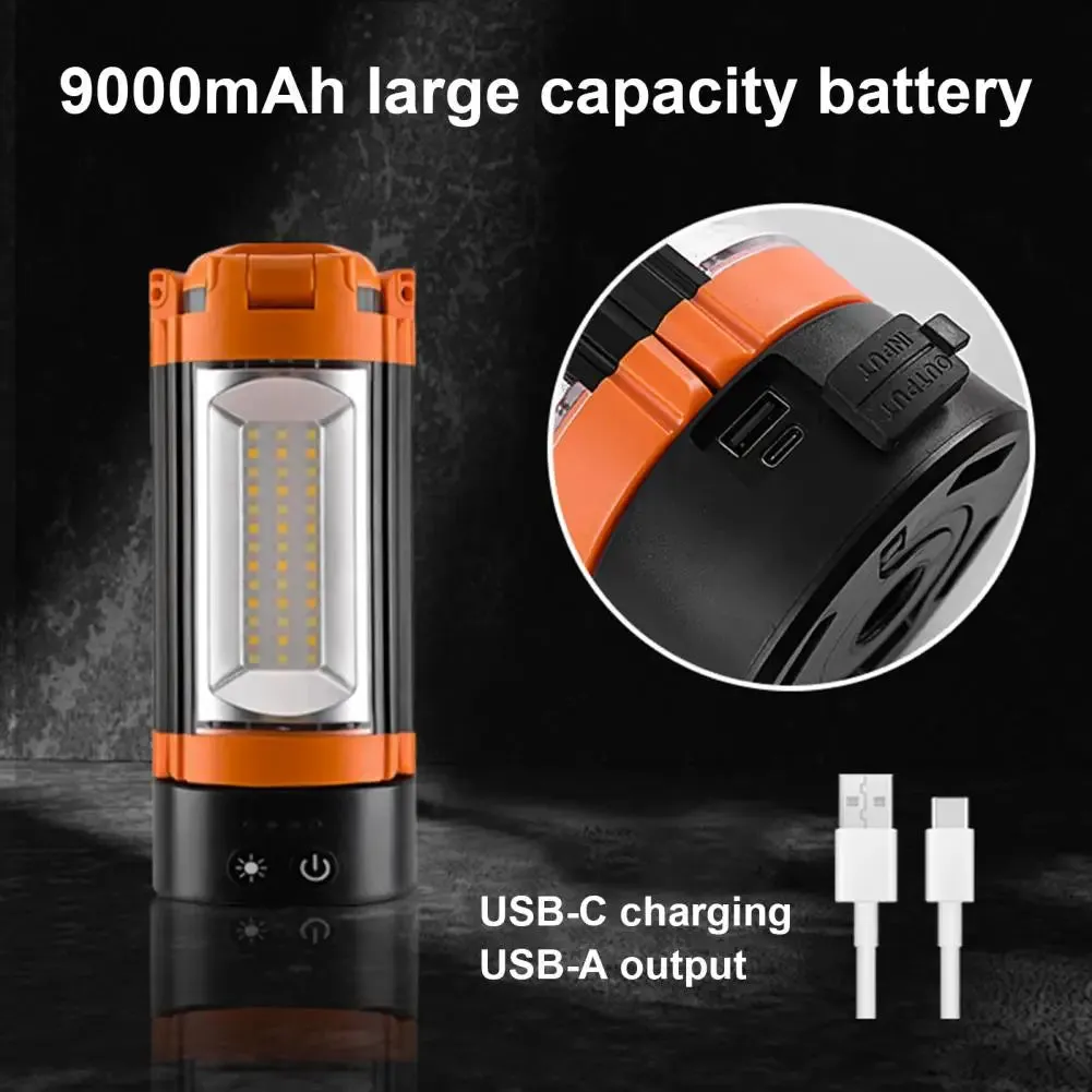 Camping Light with Bracket Rechargeable 90000mAh Camping Lantern Telescoping Waterproof Tent Light for Camping Hiking Fishing